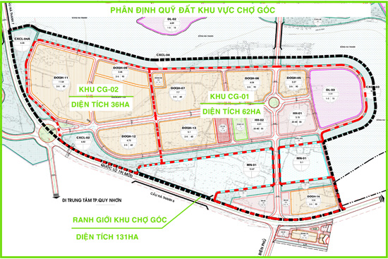 Quy Hoạch Khu Đô Thị Chợ Góc Quy Nhơn