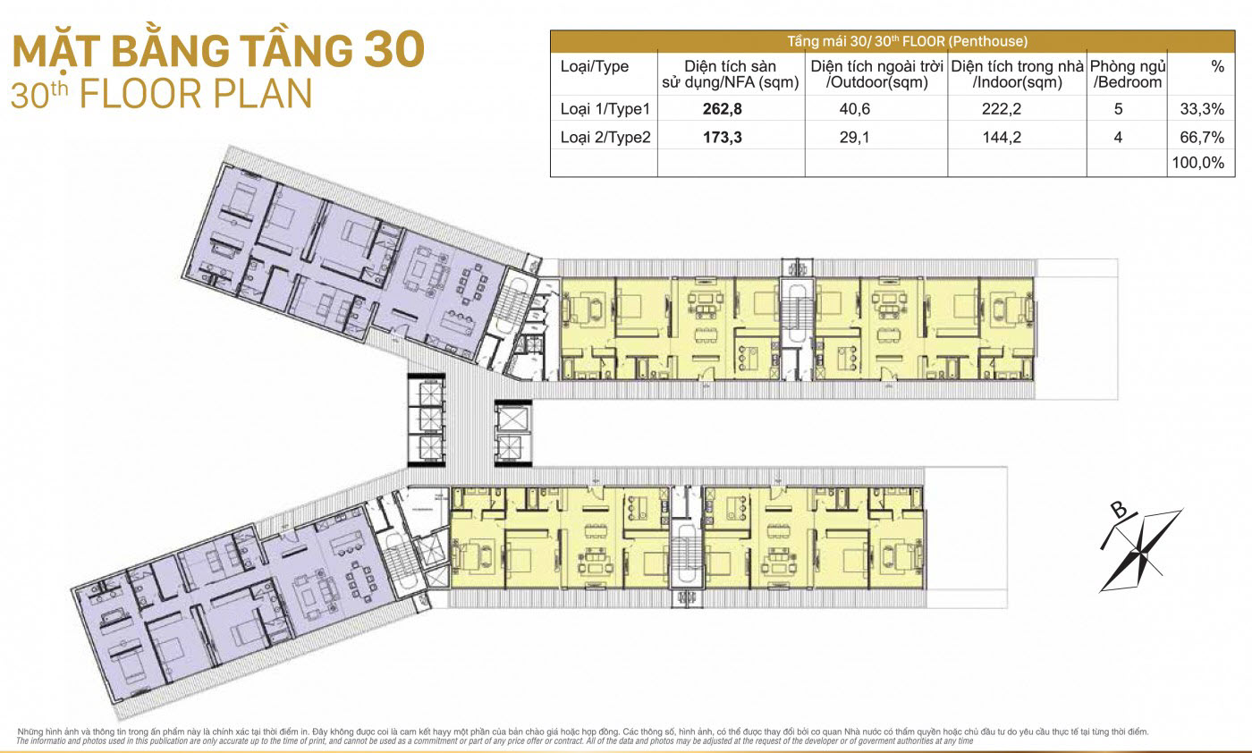 Mặt bằng căn hộ FLC SeaTower