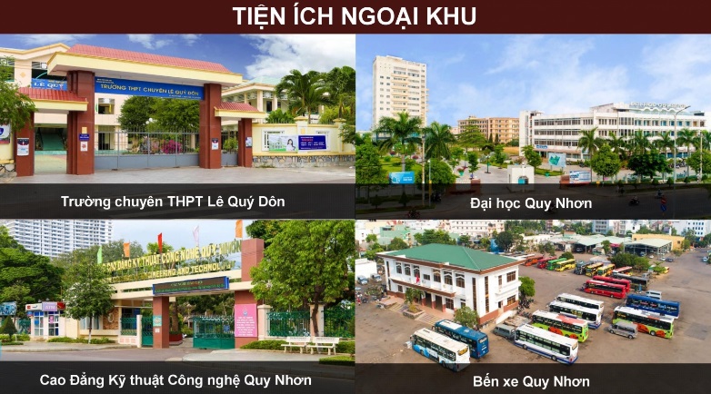 Tiện ích ngoại khu Grand Center Quy Nhơn